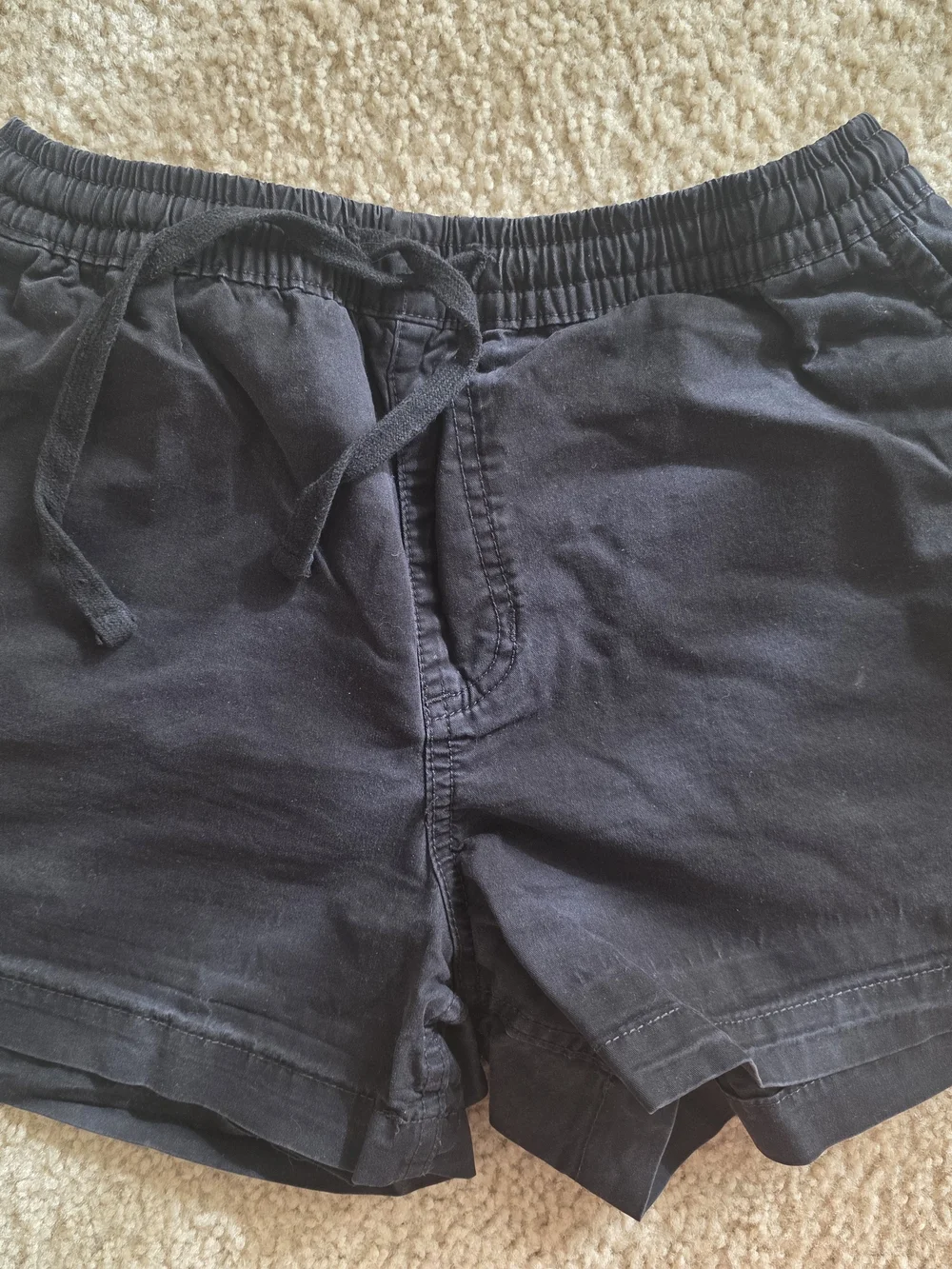 Vans Black Drawstring Casual Shorts